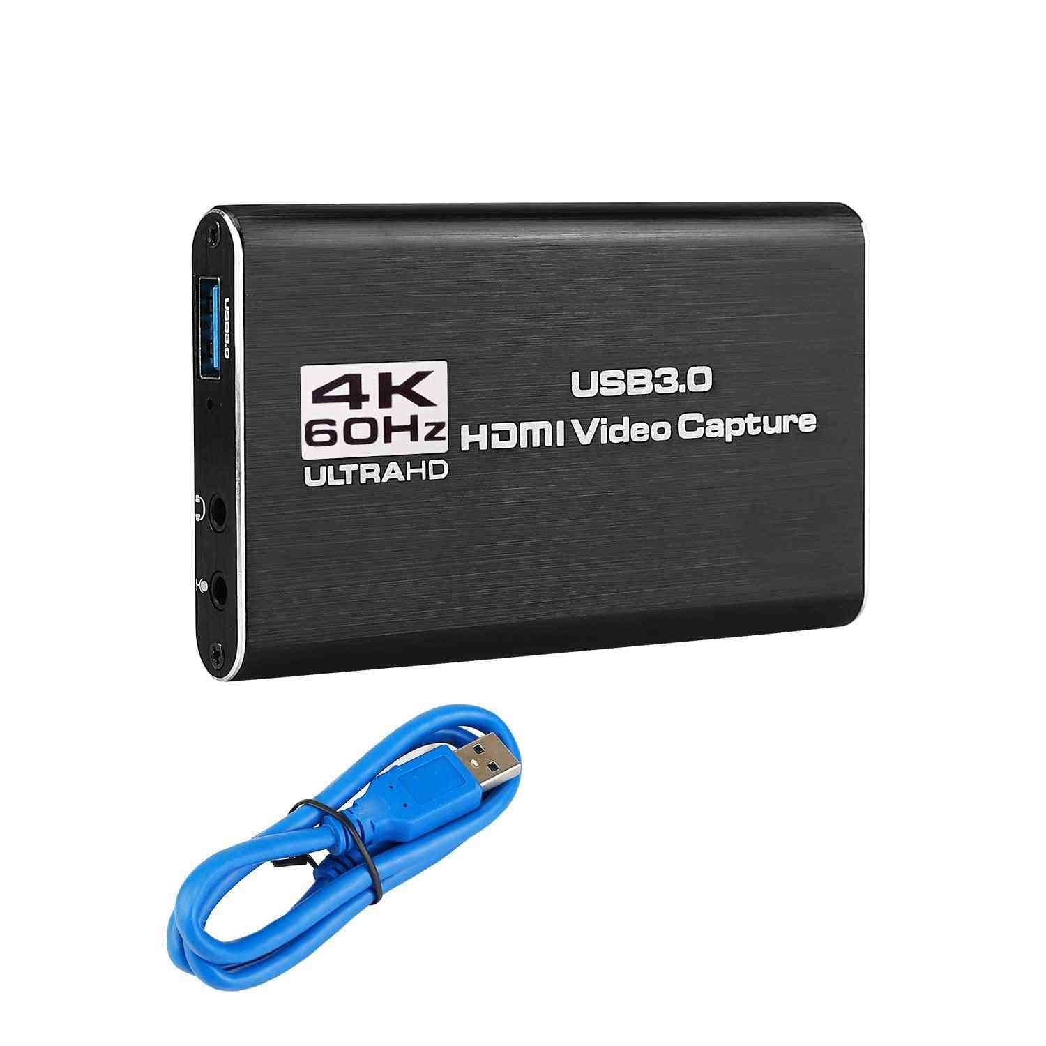 4k60hz Video Capture Hdmi To Usb 3.0