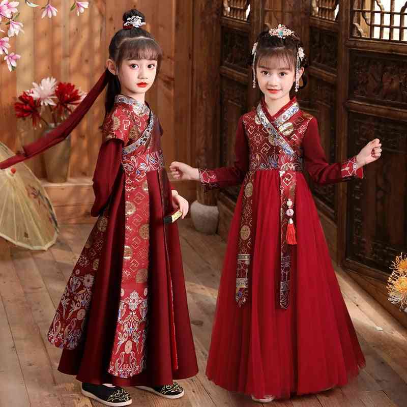 Ancient Embroider Student Costume Robe Clothe