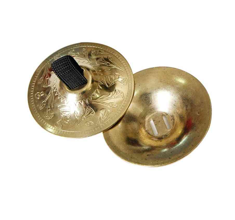 Brass Egypt Finger Cymbals Zills For Belly / Tribal Dancing Accessories