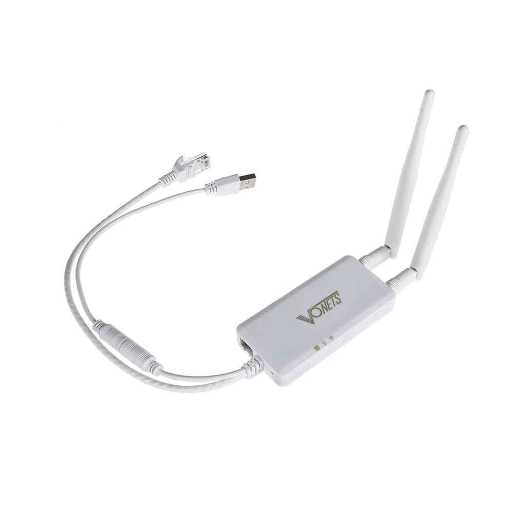 Trådlös bridge mini-router repeater ethernet till wifi-antenn