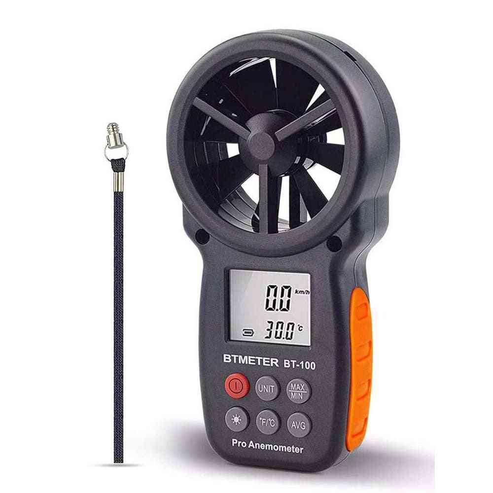 Handheld Wind Speed Meter For Measuring Temperature And Wind