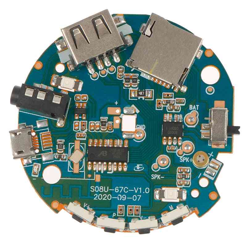 Multifunction- Bluetooth Receiver, Audio Amplifier Board, Mp3 Decoder