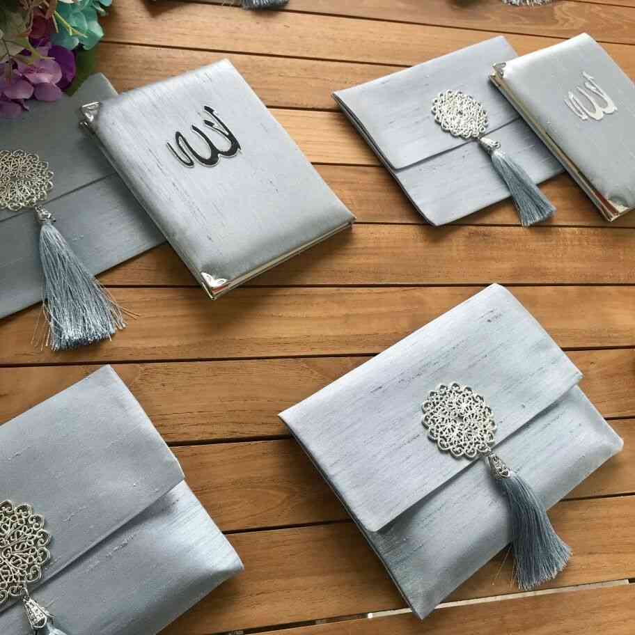Ramadan Set , Yaseen Book In Velvet Brooch Bag, In Arabic Language Only