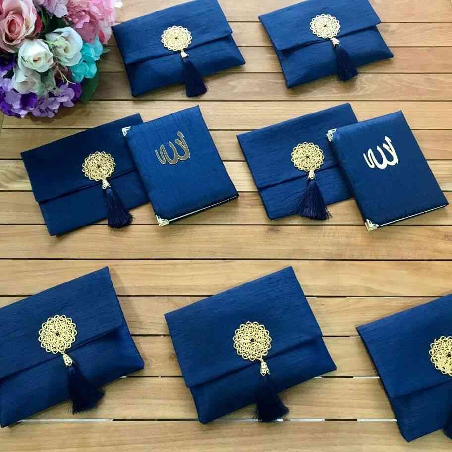 Ramadan Set , Yaseen Book In Velvet Brooch Bag, In Arabic Language Only