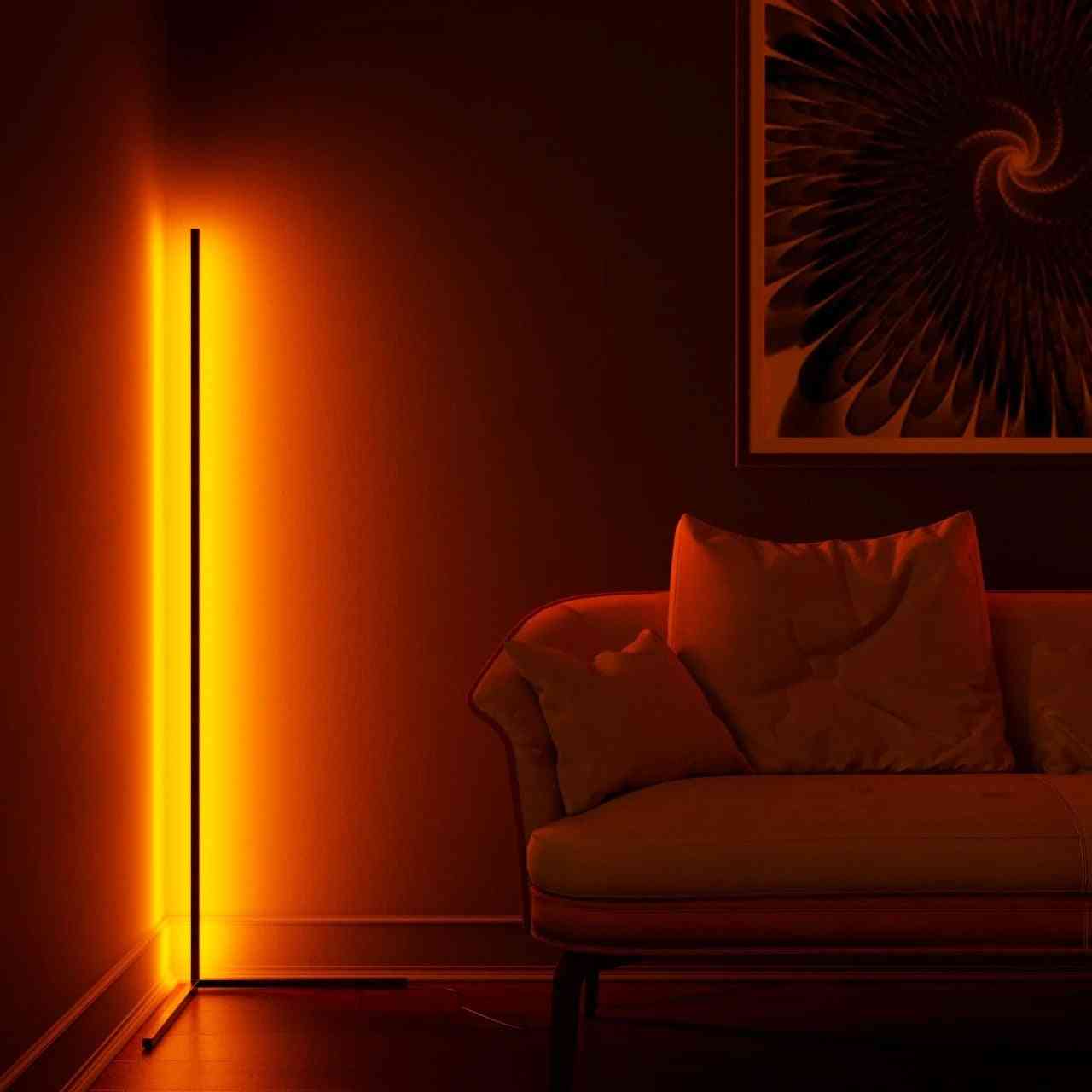 Led Corner Rgb Floor Lamp For Indoor Lighting Standing Lamps