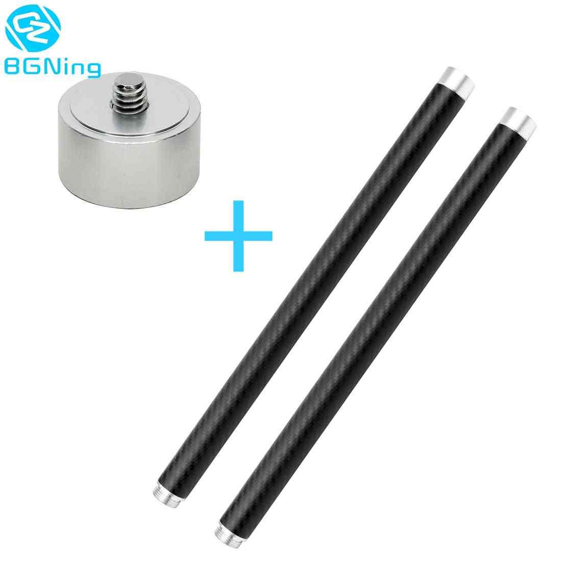 Carbon Fiber Extension Rod Bar Reach Pole Arm Converter Adapter For Dji Mobile 2/smooth 4 Handheld Gimbal With 1/4