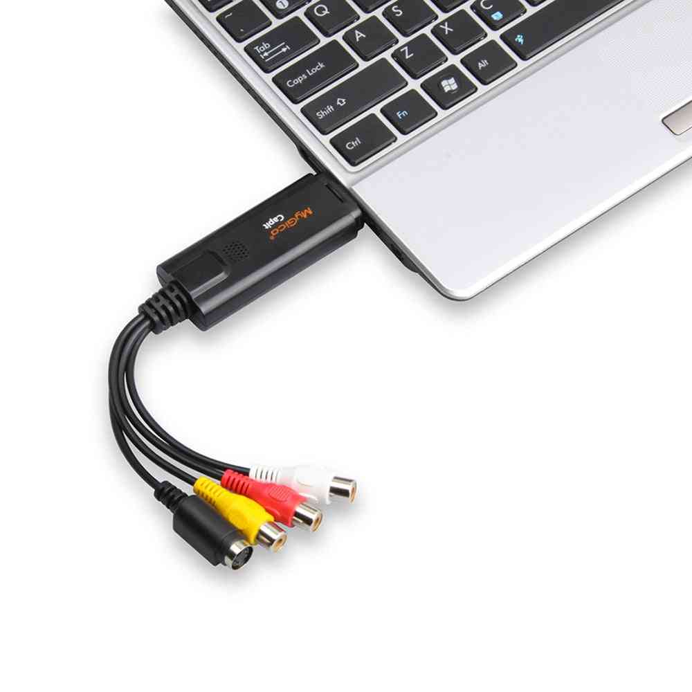 Usb Video Capture Analog Video To Digital, Convert Vhs Composite And S-video To Usb On Pc