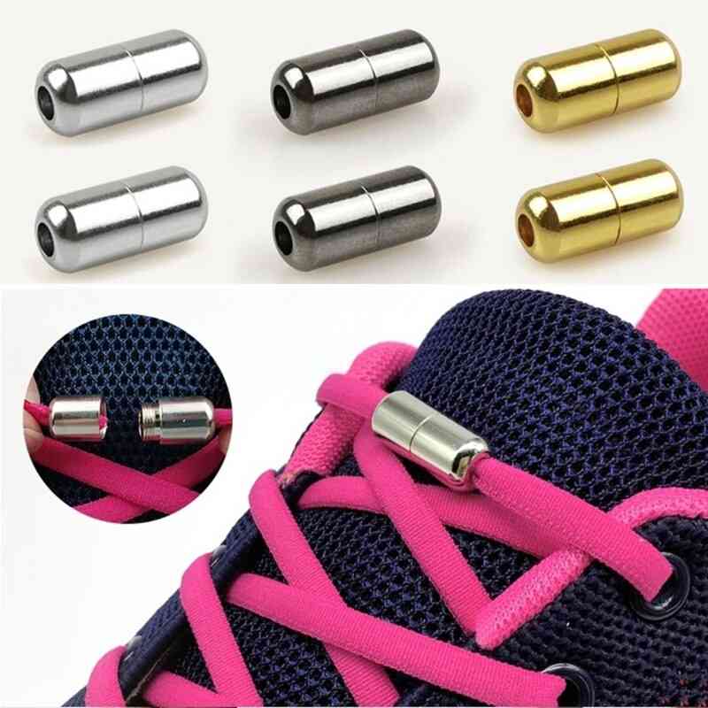 Elastic Clasps Metal Capsule Lock Shoelaces Buckle