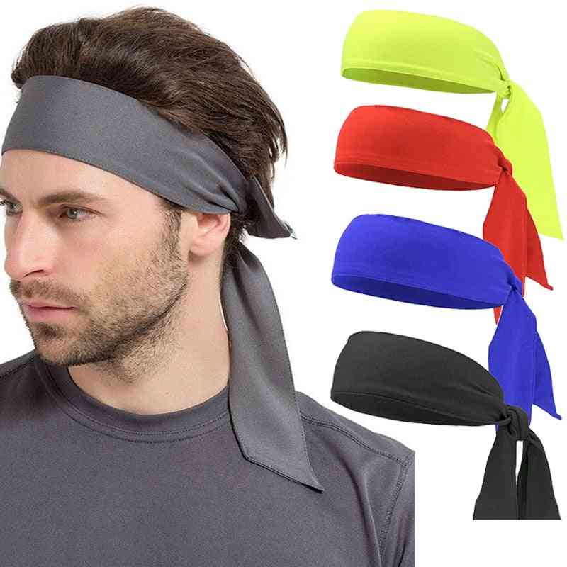 Men Hair Band, Women Sports Tie Back Headband