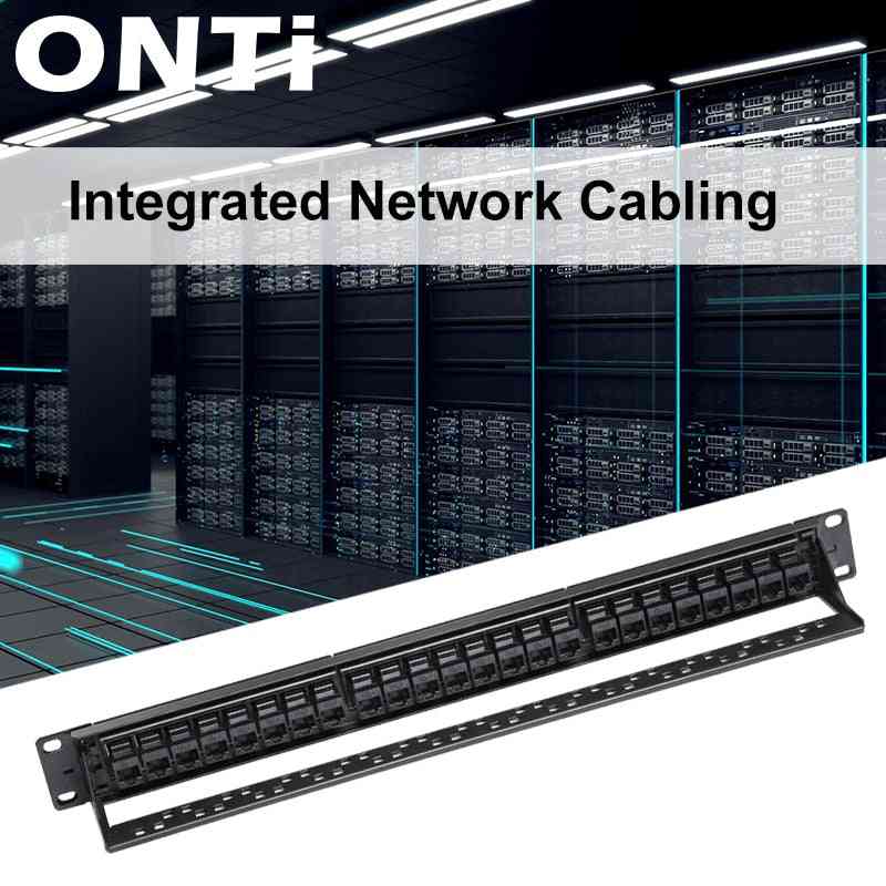 Straight-through Cat6 Patch Panel Cable Adapter Ethernet Distribution Frame