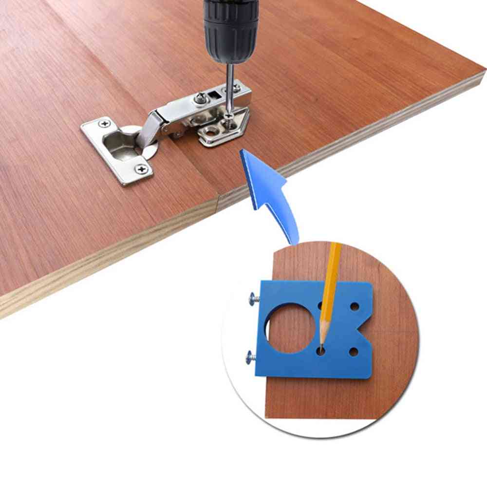 Guida per trapano per legno per l'installazione della sega a tazza con cerniera da 35 mm