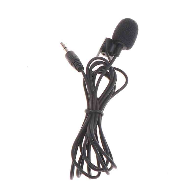 Long Wired Handsfree Stereo Jack Mini Car Microphone External Mic For Pc Car Dvd Gps Player Radio Audio Microphone