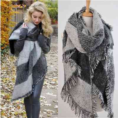 Fashion Scarves For Women, Long Cashmere Winter Wool Scarf