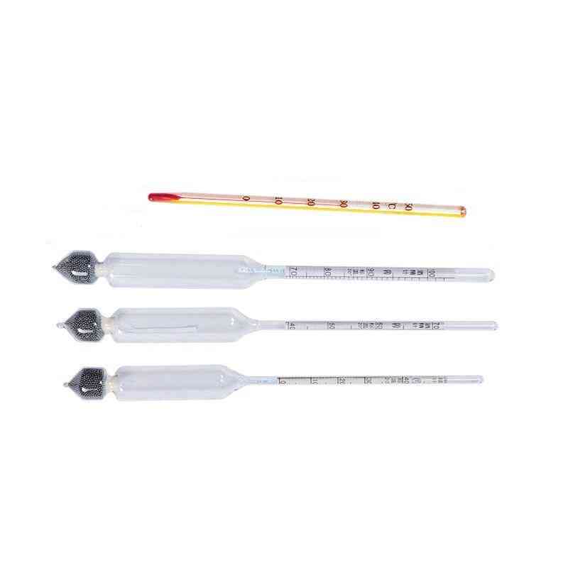 Alcohol Instrument Hydrometer Tester Thermometer