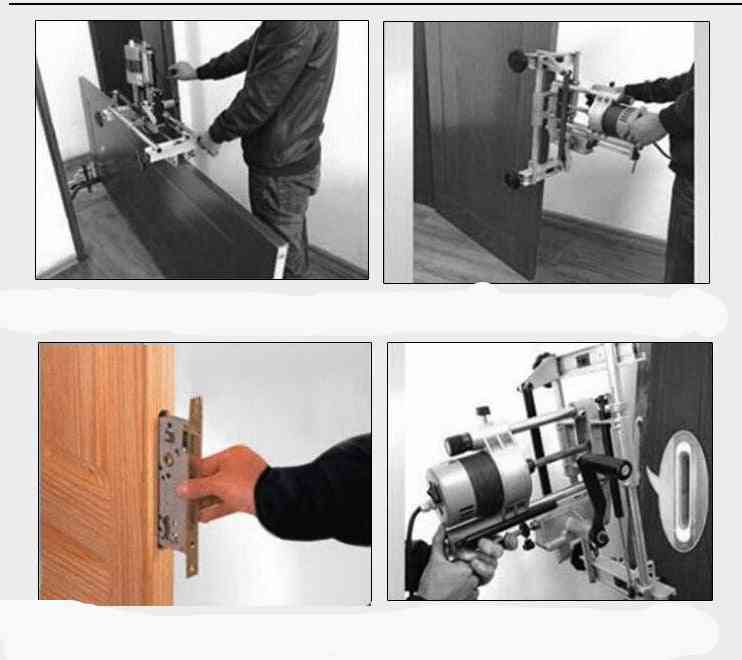 Portable- Wooden Door Lock, Hole Opener, Slotting Punch Machine