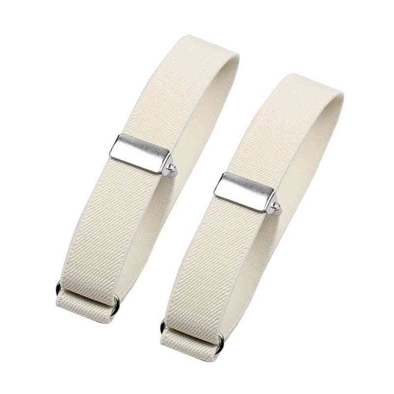 Unisex Elastic Shirt Sleeve Holder Adjustable Arm Cuffs Bands