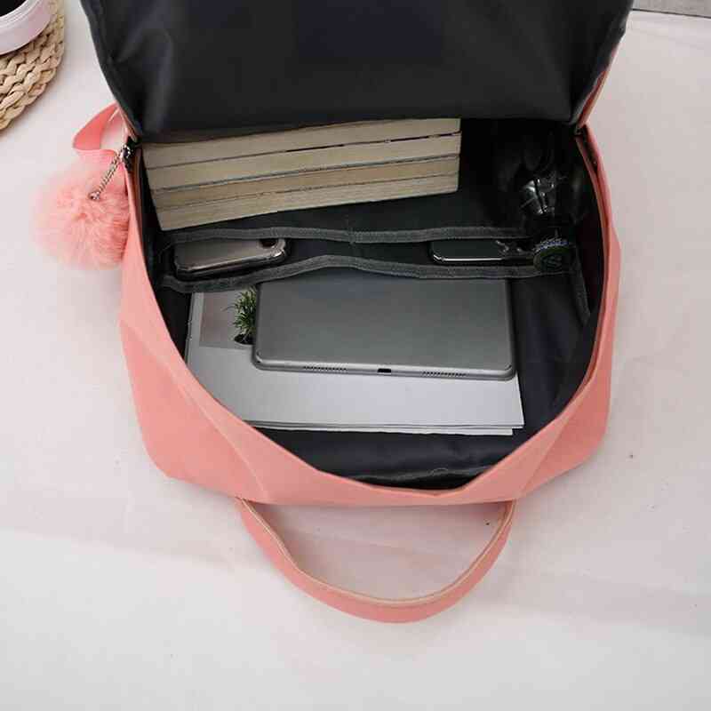 High Quality Women Travel School Laptop Backpacks Female Book Bag