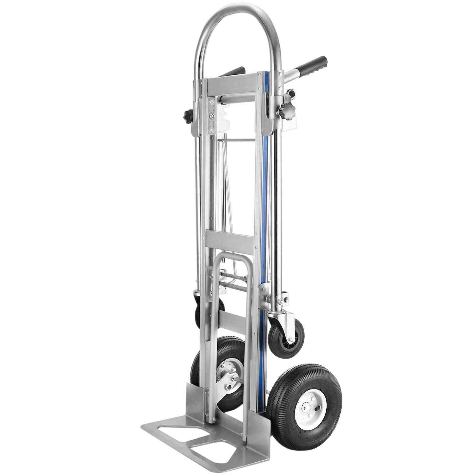 3-in-1 Aluminum Hand Truck, Foldable Dolly Cart, Converts Stair Climber