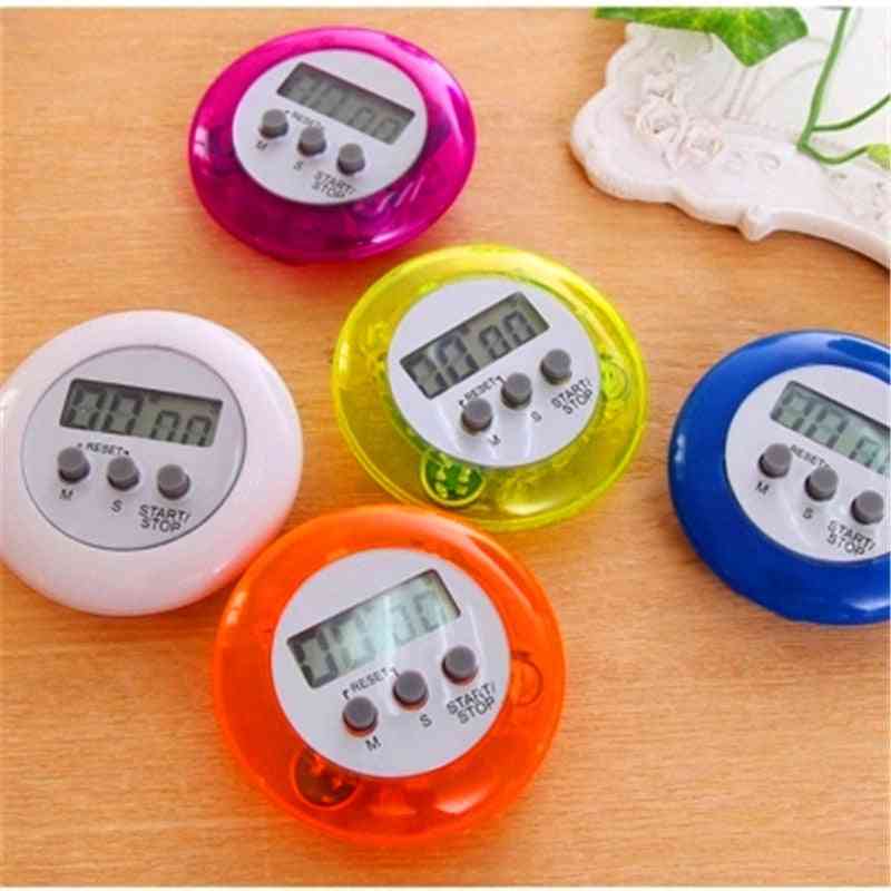 Five Kinds Of Color Circular Lcd Digital Kitchen Countdown Timer