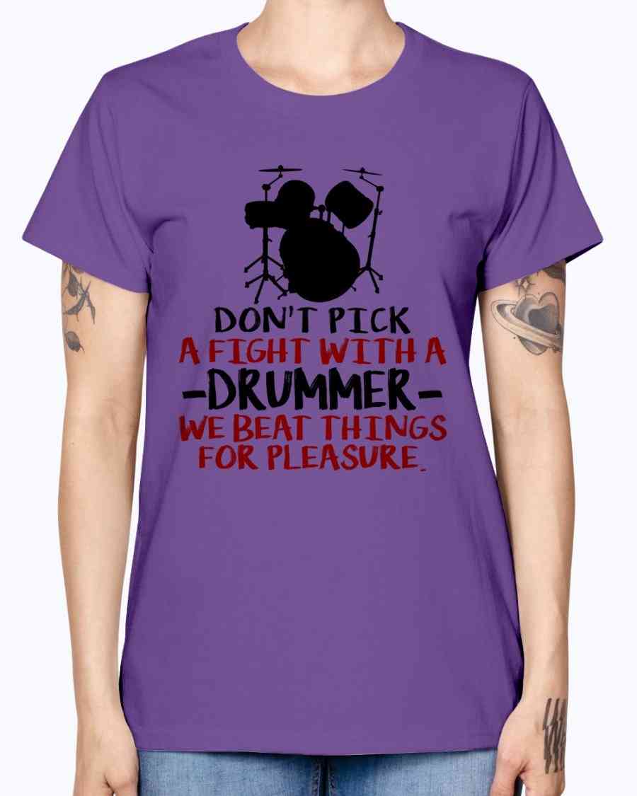 Save A Drum Bang A Drummer - Hobbies-  Missy T-shirt