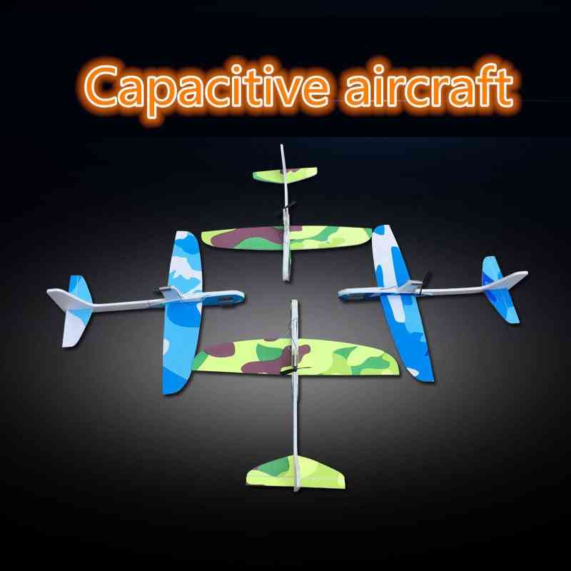 Capacitor Electric Airplanes, Hand Launch Throwing Glider Aircraft 