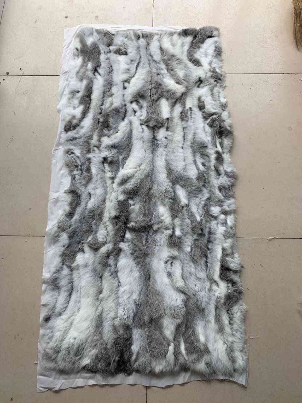 Genuine Rabbit Fur Blanket Leather Soft Plate Mattress