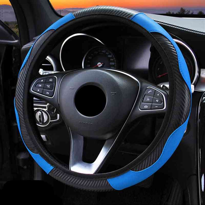 Anti Slip- Pu Leather, Car Steering, Wheel Cover