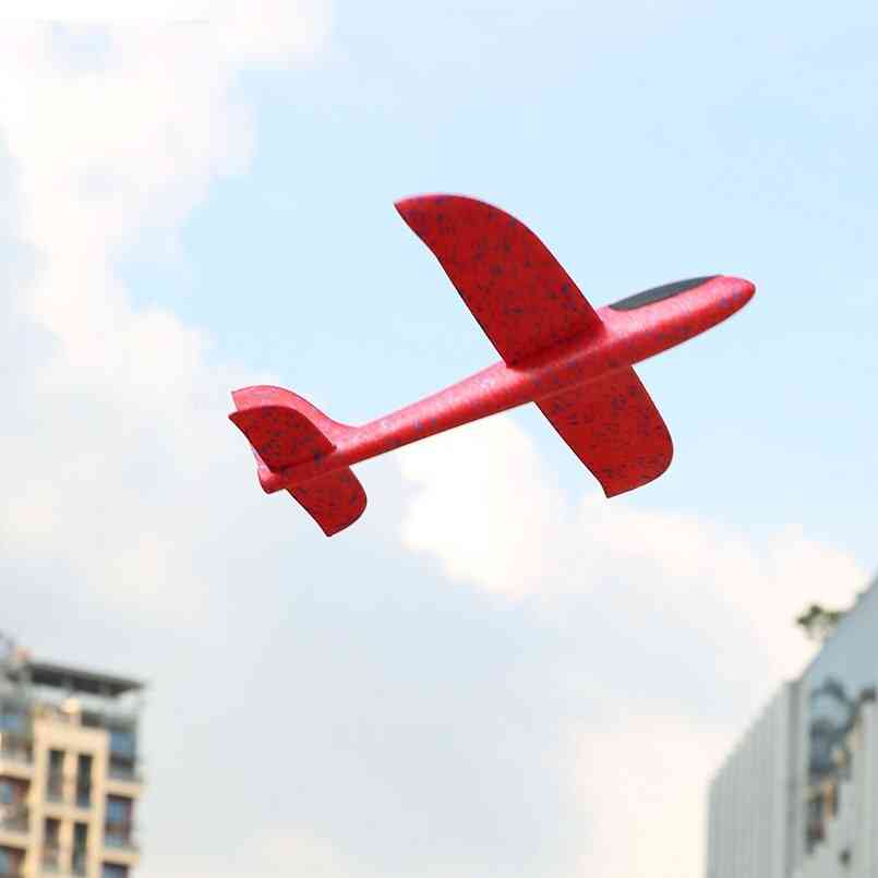 38cm hyvälaatuinen käsilasku heittoluistelukone lentokoneen inertiaalinen vaahto epp lentokone lelu kone malli ulkolelu koulutus