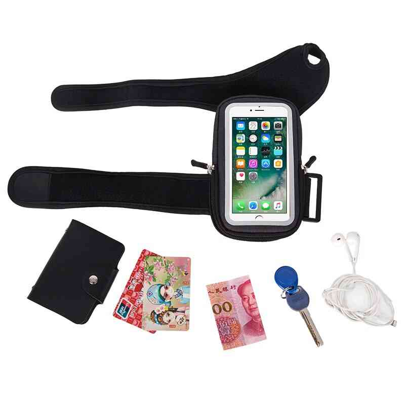 Cycling Wrist Bag, Running Armband Touch Screen Cell Phone Case
