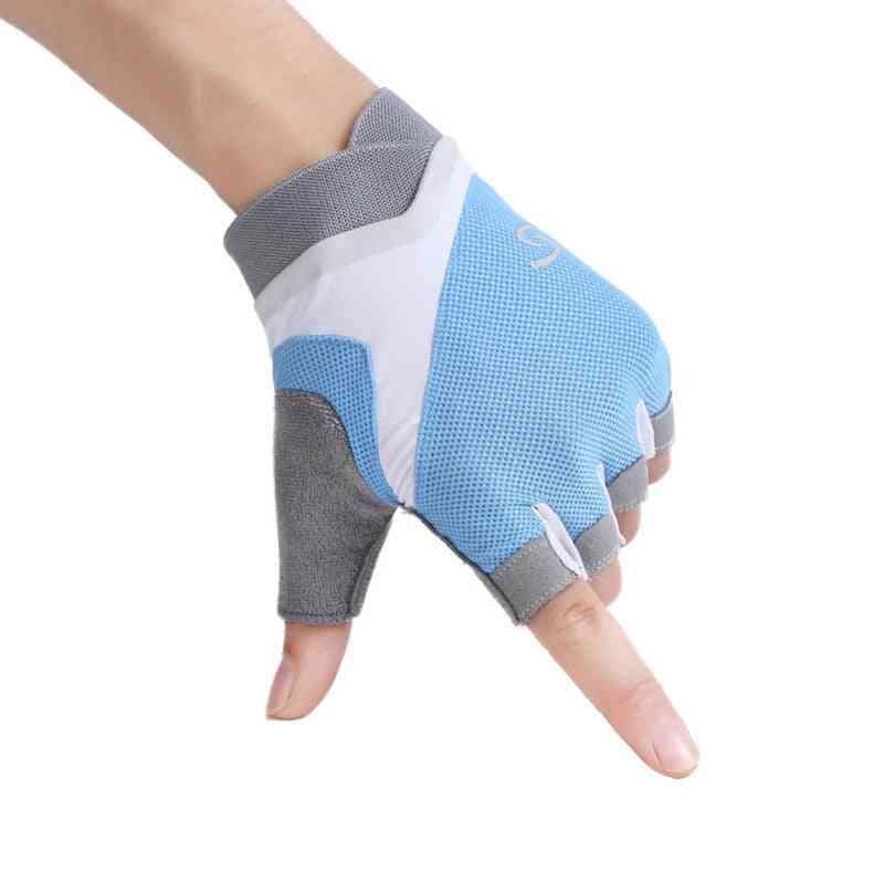 Gym Gloves, Women Weight Lifting Crossfit Workout Fitness Glove, Breathable, Bodybuilding Half Finger, Hand Protector