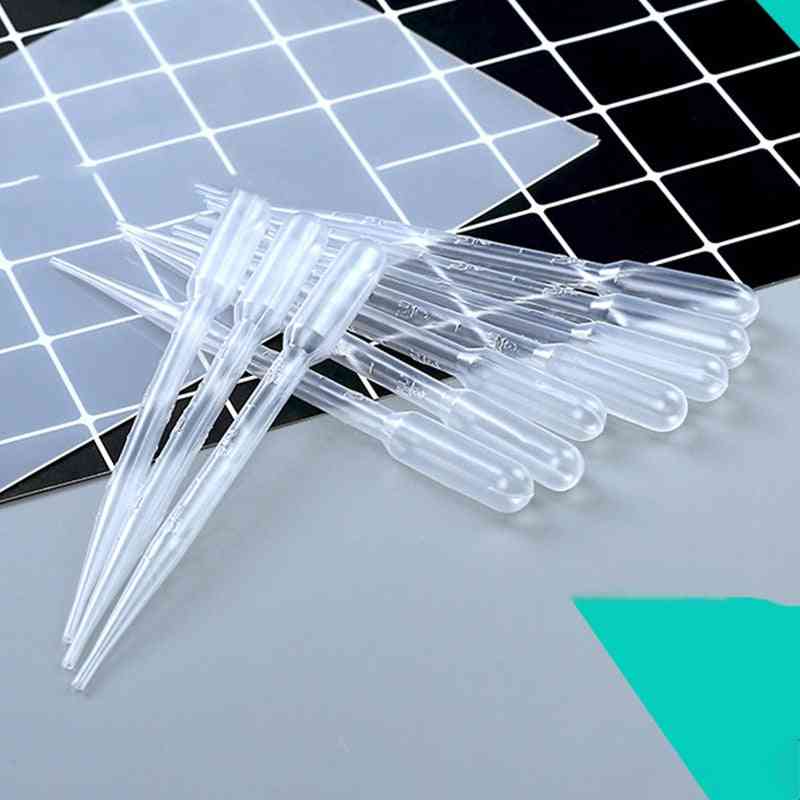 Plastic Droppers- Diy Crystal Epoxy Pipettes Soap Making Tool