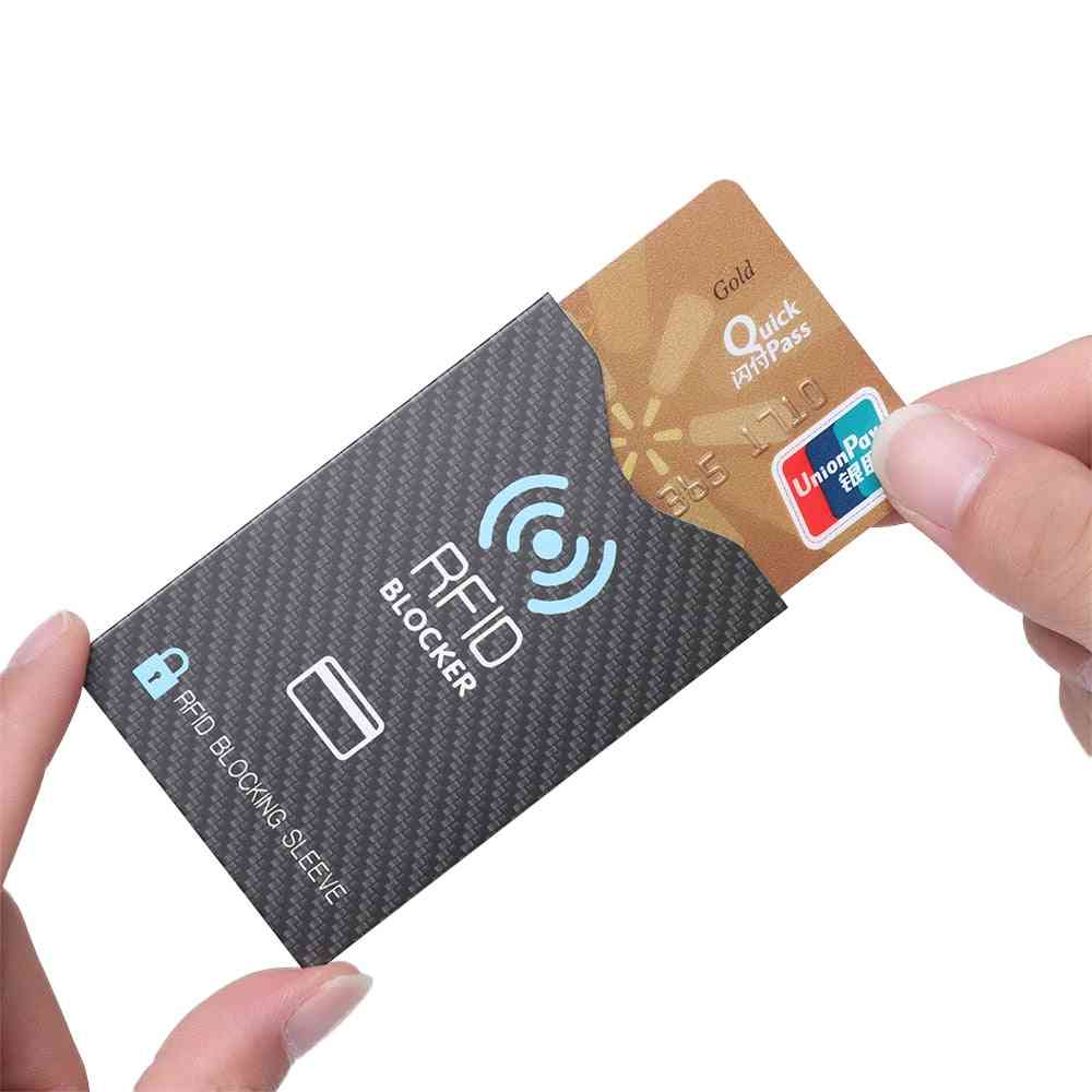 Anti Theft For Rfid Credit Card Protector Blocking Cardholder