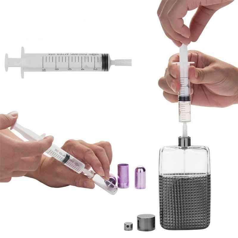 Distributeur de parfum de seringue en plastique 2/5/10 ml pour recharge cosmétique