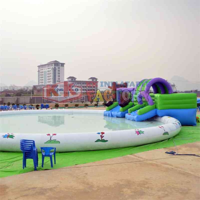 Large Number Of Products For Sale's Water Park Inflatable Slide