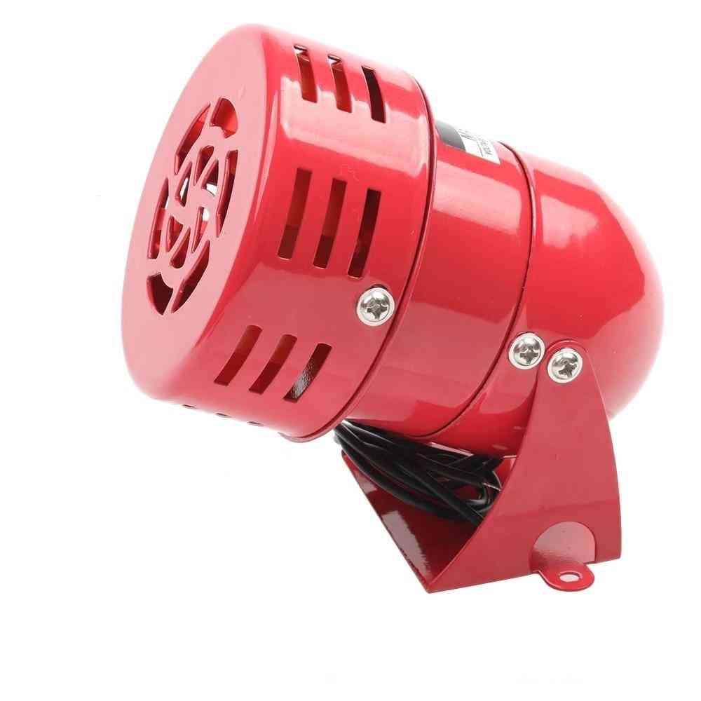 Red Mini Metal Motor Siren Industrial Alarm
