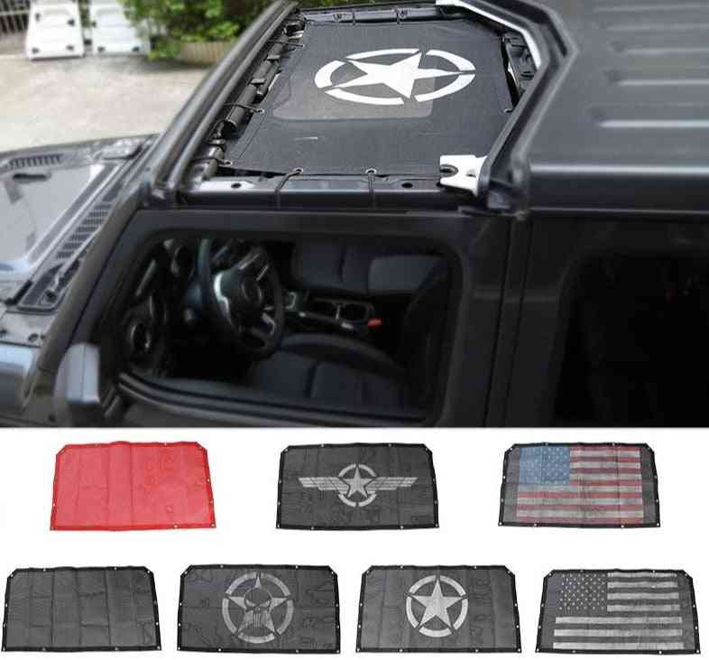 Car Top Sunshade Cover For Jeep Gladiator