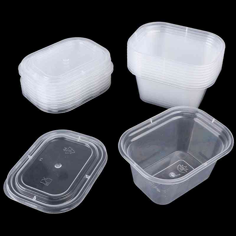 10pcs Slime Storage Plastic Color Plasticine Clear Containers Glue Putty Foam