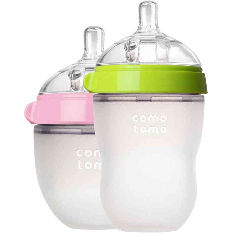 Baby Milk Silicone Feeding Bottle