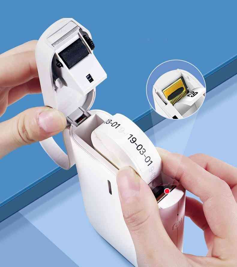 Mini Wireless Barcode Printer Bluetooth Connection For Mobile Phone Android Ios