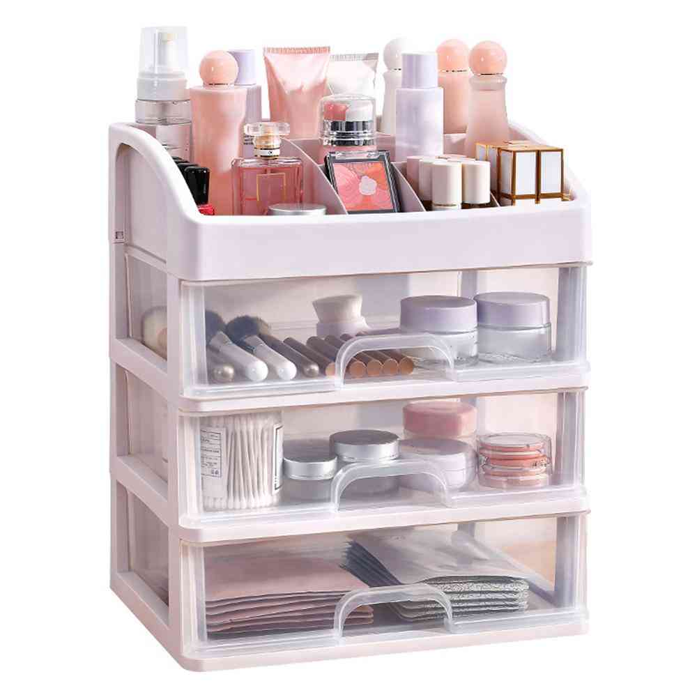 Layer Makeup Brush Drawer Storage Box