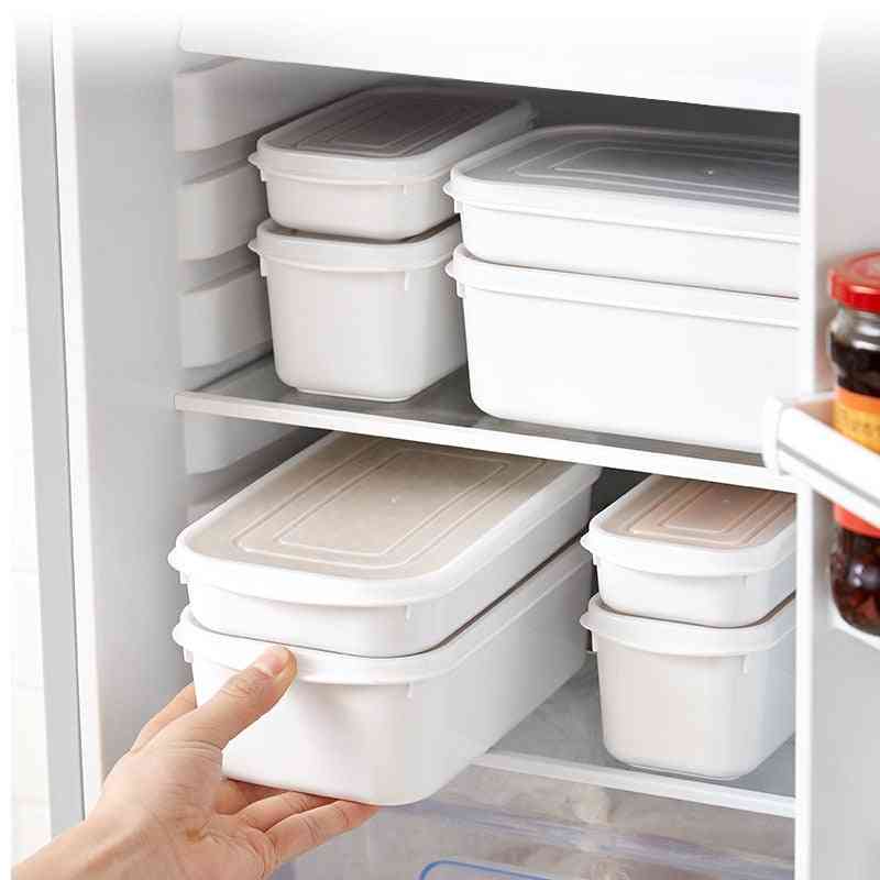 Plastic Transparent Multi-function Lid Food Storage Box