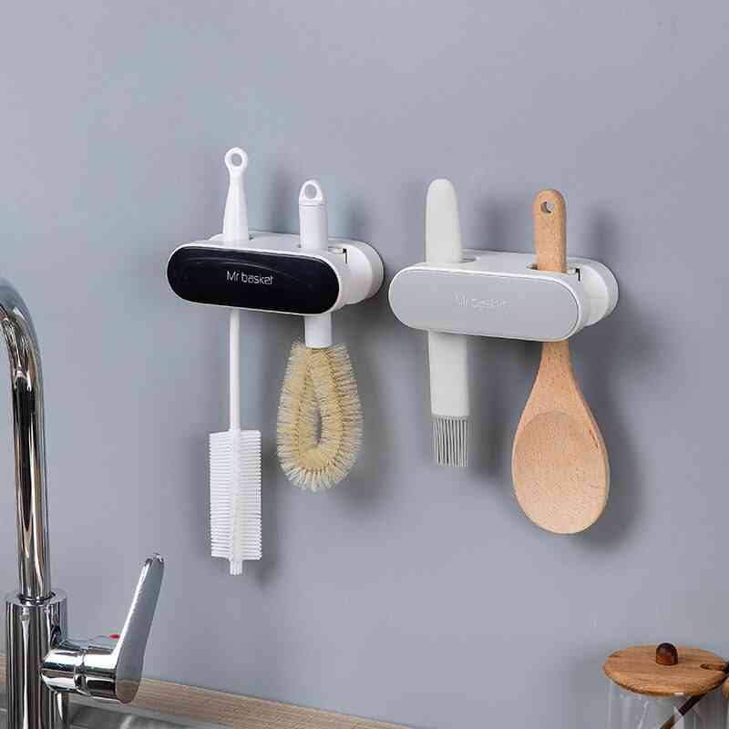 Multipurpose Wall Mounted Mop And Broom Holder