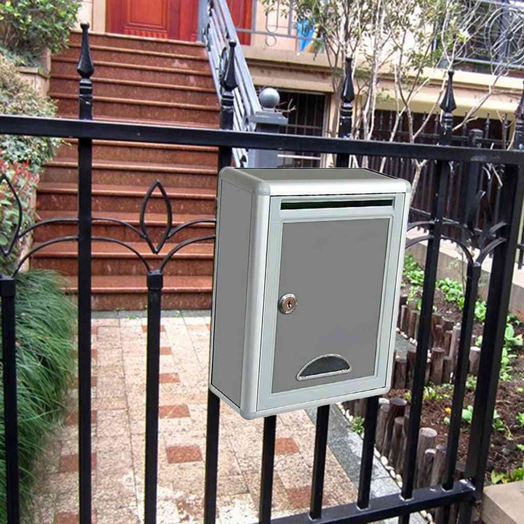 Metal Outdoor Security Locking Mailbox