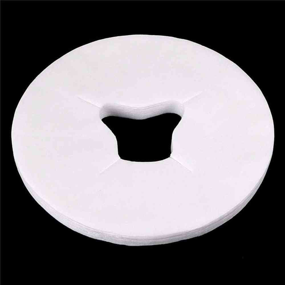 Disposable Salon Massage Face Pad Bed Table Face Hole Cover For Spa Massage Therapists Soft Breathing Sheet