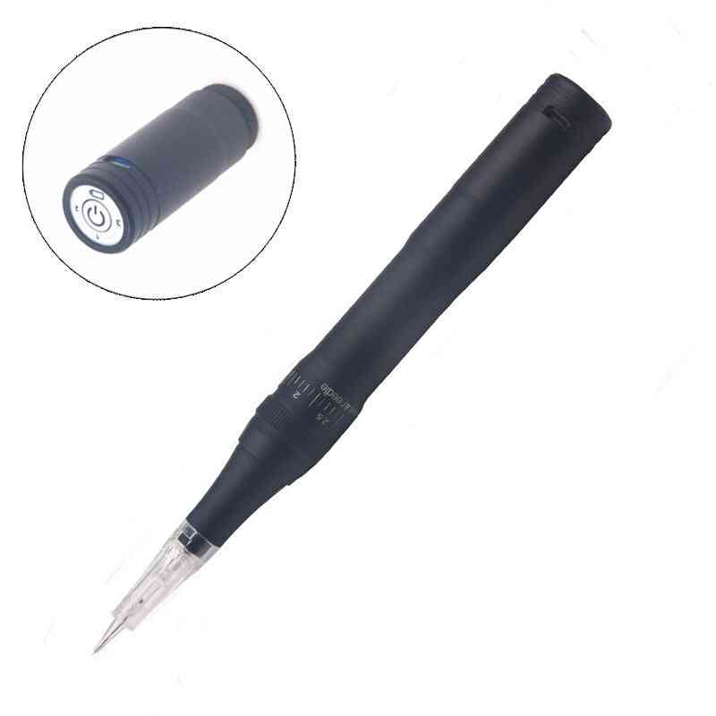 Wireless Permanent Makeup Machine Recharge Eyebrow Lip Tattoo Gun Professional 3d Eyebrow Pen With Needle Cartridge