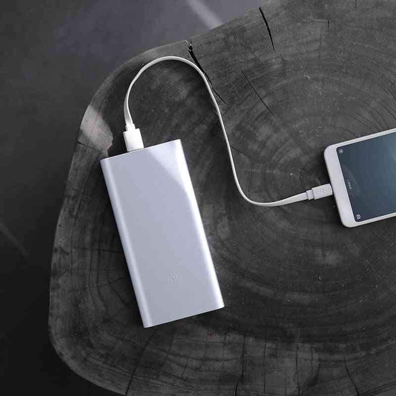 Mi Power Bank, Usb Output Supports Two Way Quick Charge 18w Max