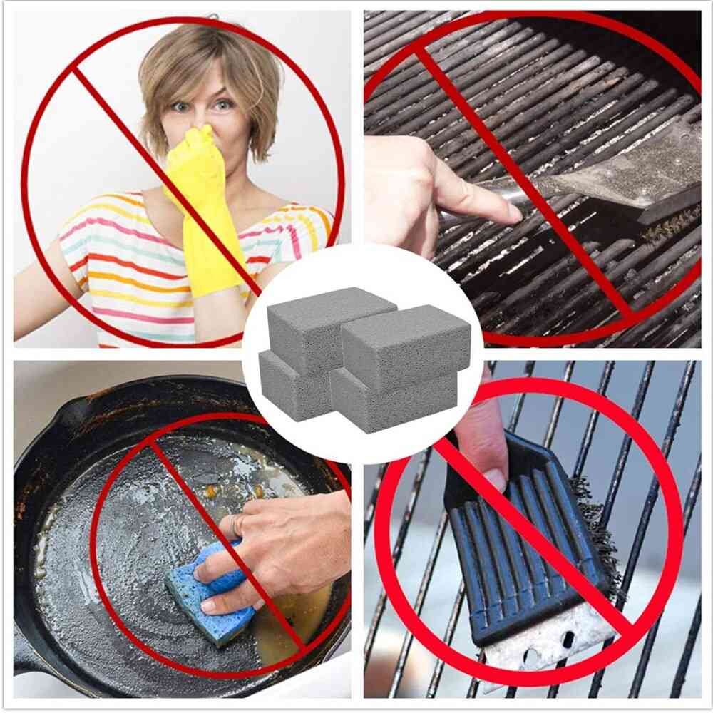 Barbecue Cleaning Brick Grill Bbq Mop Block Brush