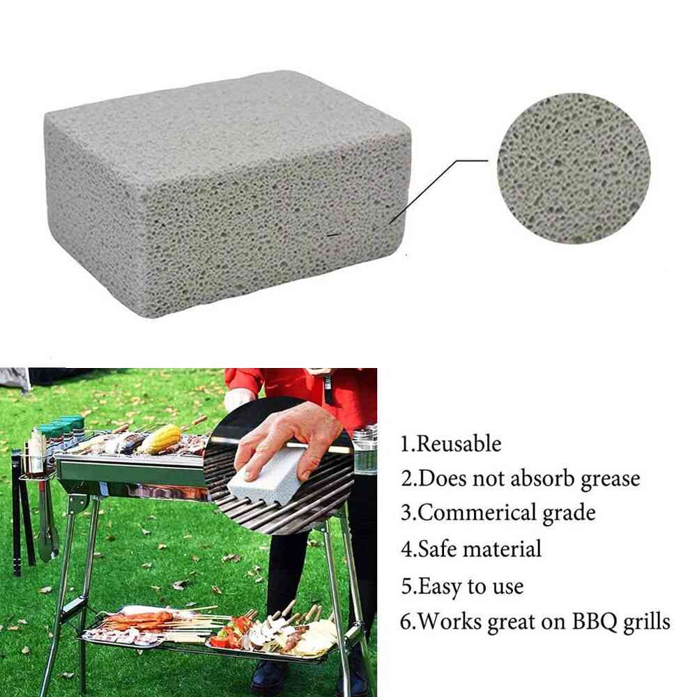 Barbecue Cleaning Brick Grill Bbq Mop Block Brush
