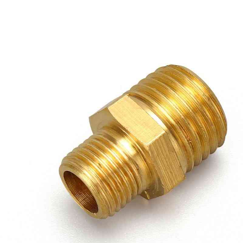 Brass Pipe Hex Nipple Fitting Quick Coupler Adapter