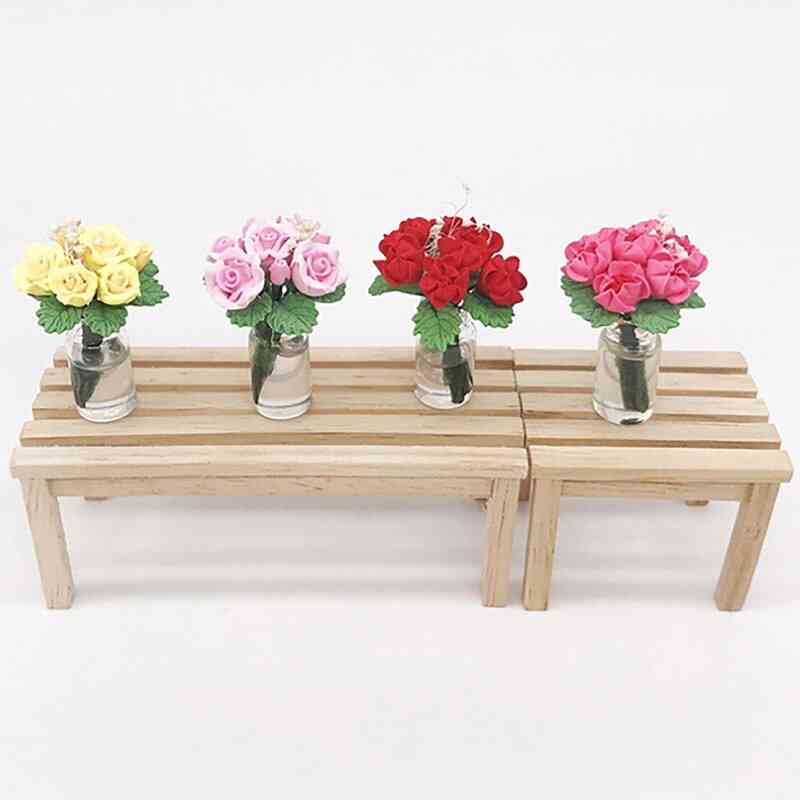 Mini Potted Plant Flowers Pot Kids Play Toy